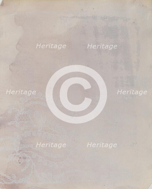 Merletto o Pizzo, 1839-40. Creator: William Henry Fox Talbot.