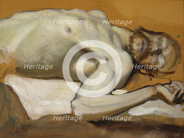 The Slain Lemminkäinen, 1899. Creator: Akseli Gallen-Kallela.