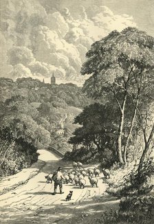 'Hampstead, from the Kilburn Road', c1876. Creator: Unknown.