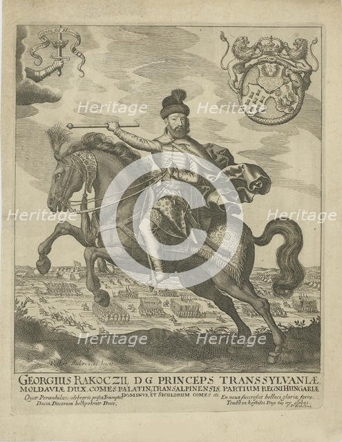 Portrait of George II Rákóczi (1621-1660)  , 1657. Creator: Aubry, Peter (1596-1666).