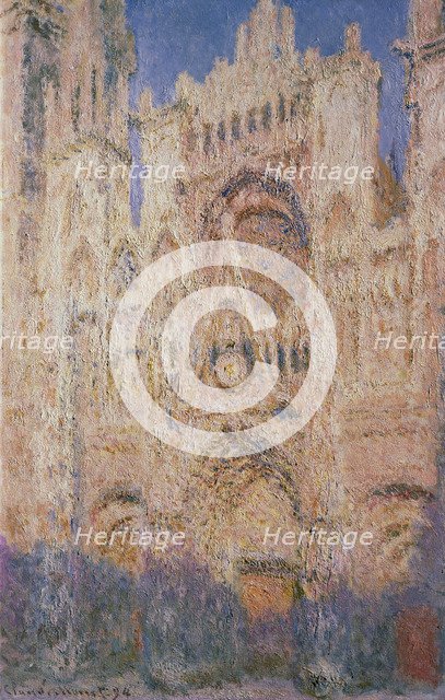 'Rouen Cathedral at Sunset', 1892-1894.  Artist: Claude Monet