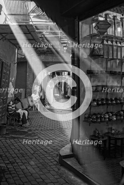Market Sunrays, Morocco. Creator: Viet Chu.