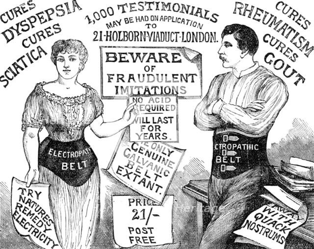 Pall Mall Electric Association's Electropathic Belt, 1883. Creator: Unknown.