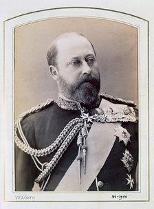King Edward VII when Prince of Wales, c1884-1898. Artist: Walery