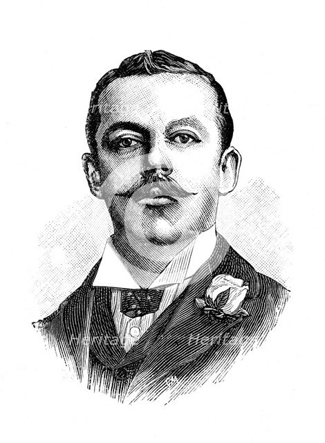 Harry John Lawson English Inventor Of A Safety Bicycle 19th Century Artist Unknown 1158606 Heritage Images