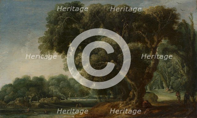 Imaginary Wooded Landscape, c1610-1630. Creator: Jacob Jacobsz. Van Geel.