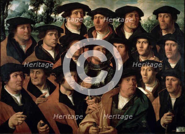 'Group Portrait of the Amsterdam Shooting Corporation', 1532.  Artist: Dirck Jacobsz
