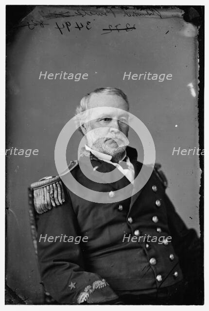 Admiral Levin M. Powell, between 1870 and 1880. Creator: Unknown.