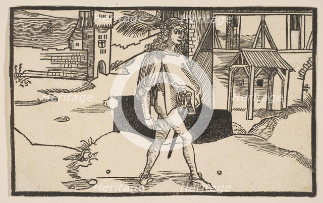 Eunuchus, from The Comedie of Terence, 19th century reprint.n.d. Creator: Albrecht Durer.