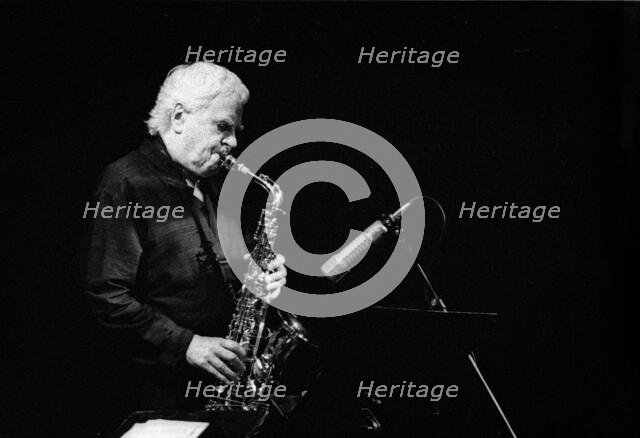 Charlie Mariano, Brecon Jazz Festival, Brecon, Powys, Wales, Aug 2002. Creator: Brian O'Connor.