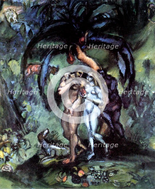 'Temptation (Adam and Eve)', 1910. Artist: Othon Friesz