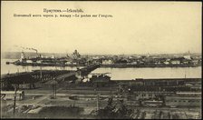 Irkutsk Pontoon bridge over the Angara River, 1904-1917. Creator: Unknown.