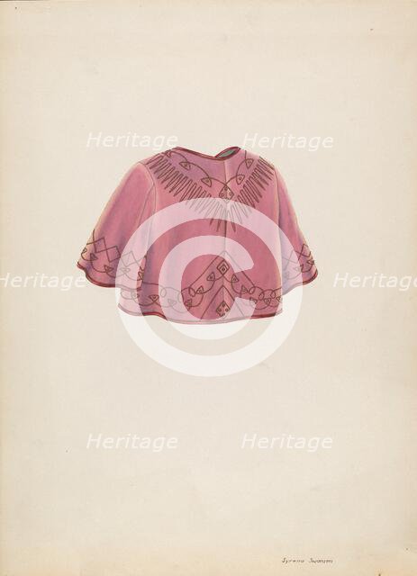 Bolero Jacket, c. 1937. Creator: Syrena Swanson.