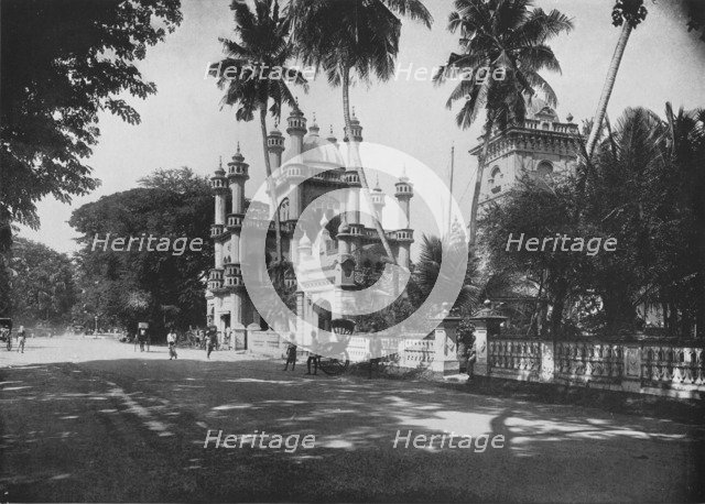 'A Mohammedan Mosque, Cinnamon Gardens, Colombo', c1890, (1910). Artist: Alfred William Amandus Plate.