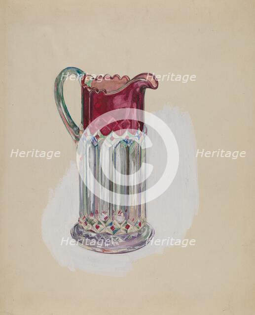 Souvenir Pitcher, c. 1936. Creator: Ralph Atkinson.