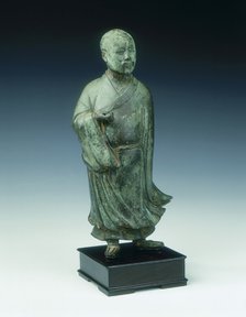Bronze statue of a standing official, Ming dynasty, China, 2nd half of 16th century. Artist: Unknown
