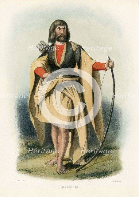 Mac Arthur, from The Clans of the Scottish Highlands, pub. 1845 (colour lithograph)