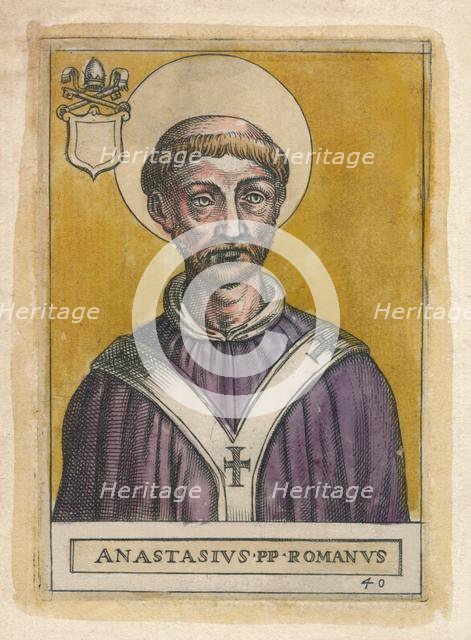 Pope Anastasius I. Creator: Unknown.