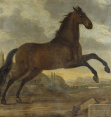 Charles XI's favourite horse Sultan, 1689. Creator: David Klocker Ehrenstrahl.