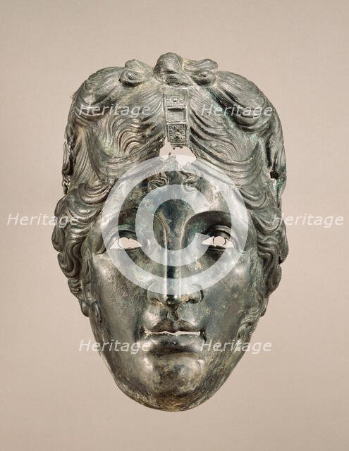 Mask from a Cavalry Helmet, A.D. 75-125. Creator: Unknown.