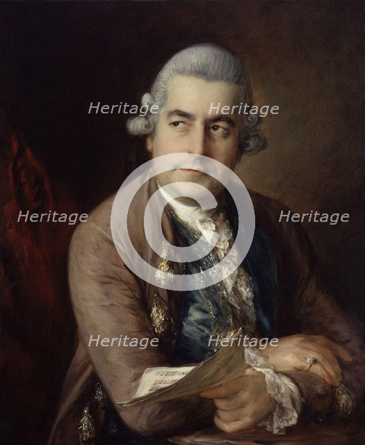 Portrait of Johann Christian Bach (1735-1782), 1776.