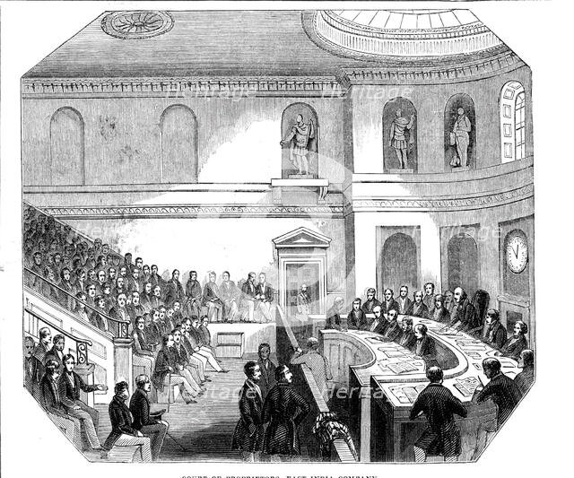 Court of Proprietors, East India Company, 1844. Creator: Unknown.