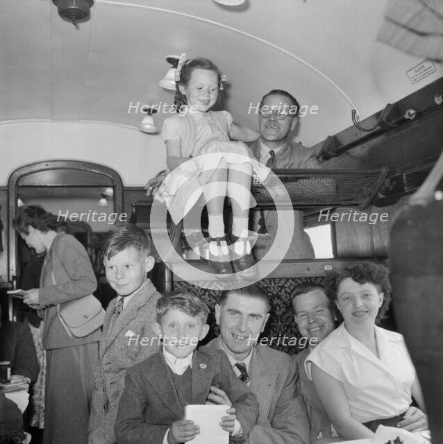 Outing of Laing's London office to Bournemouth, 30/05/1953. Creator: John Laing plc.