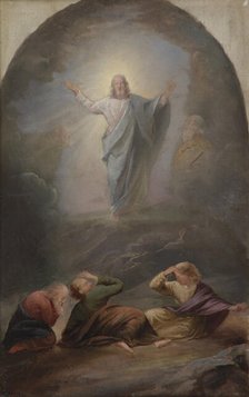 Transfiguration of Christ, sketch of the altarpiece of the Church of Ikaali. Creator: Berndt Godenhjelm.