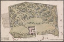 Design for the Gardens of the Château de Savigny-lès-Beaune, ca. 1782-90. Creator: Anon.
