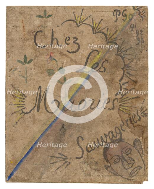 Chez les Maories: Sauvageries (At Home with the Maori: Savage Things), 1893. Creator: Paul Gauguin.