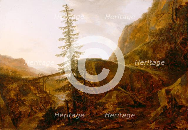 A Pass in the Apennines, between 1655 and 1660. Creator: Jan Wils.