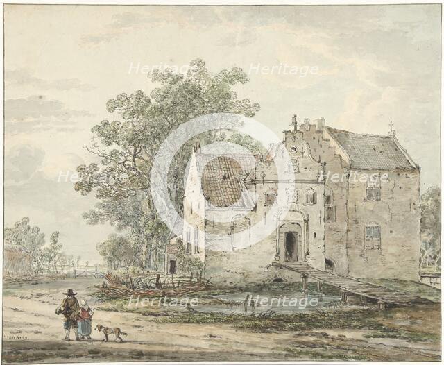 IJzendoorn Castle in the Betuwe, 1766-1815. Creator: Jacob van Strij.