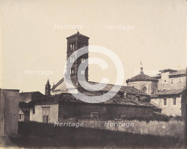 Santa Pudenziana, Rome, 1850s. Creator: Unknown.