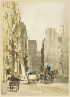 Rue Notre Dame, Paris, 1839. Creator: Thomas Shotter Boys.
