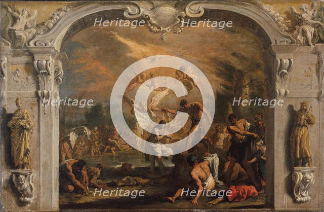 The Baptism of Christ, ca. 1713-14. Creator: Sebastiano Ricci.