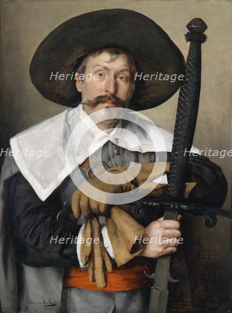 A Lansquenet with Two-Handed Sword (Costume Study), 1879.