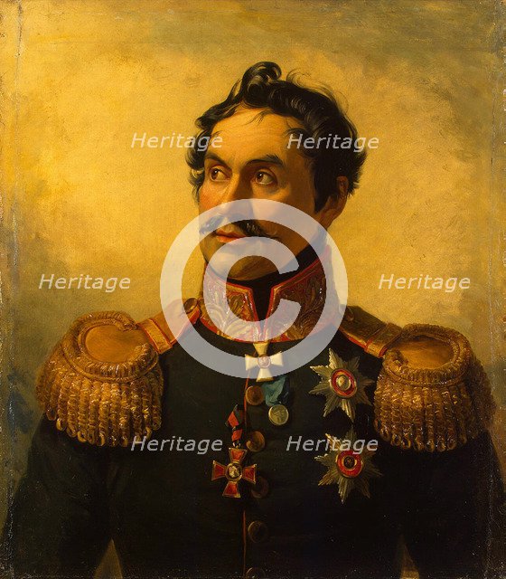 Portrait of Yefim Chaplits (1768-1825), before 1825. Artist: Dawe, George (1781-1829)