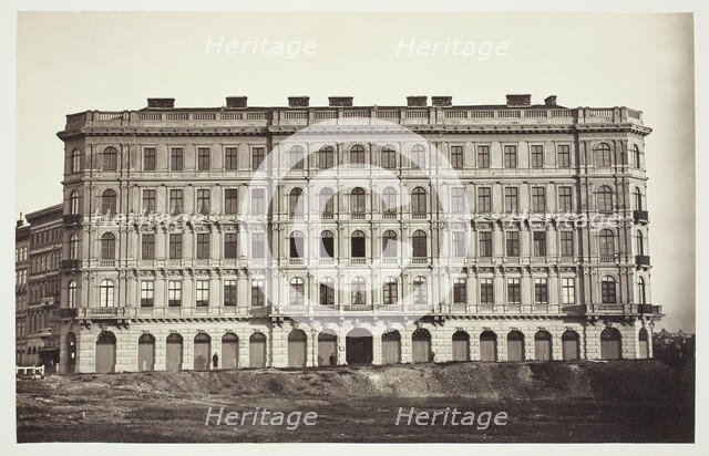 Babenberger Strasse No. 1 und 3, Zinshaus des J. Ritter von Königswarter, 1860s. Creator: Unknown.