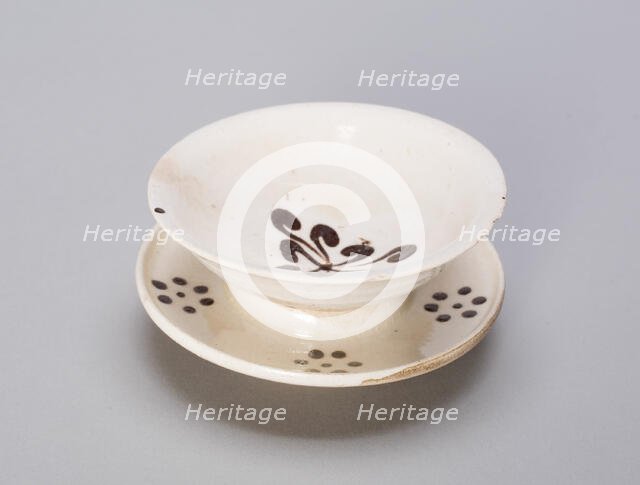 Cup and Stand, Jin dynasty (1115-1234). Creator: Unknown.