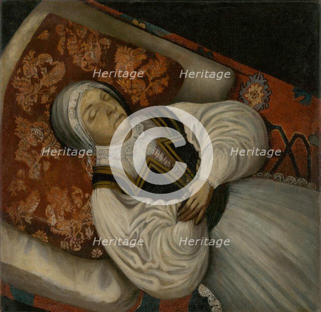 Mourning portrait of Catherine Horvath-Stansith, 1670-1700. Creator: Unknown.