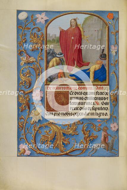 The Resurrection; Spinola Hours, about 1510-1520. Creator: Workshop of Master of the First Prayer Book of Maximilian.