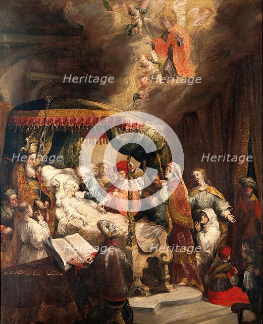 The dormition of the Virgin. Creator: Rembrandt Harmenszoon van Rijn, 1606-1669 (After).