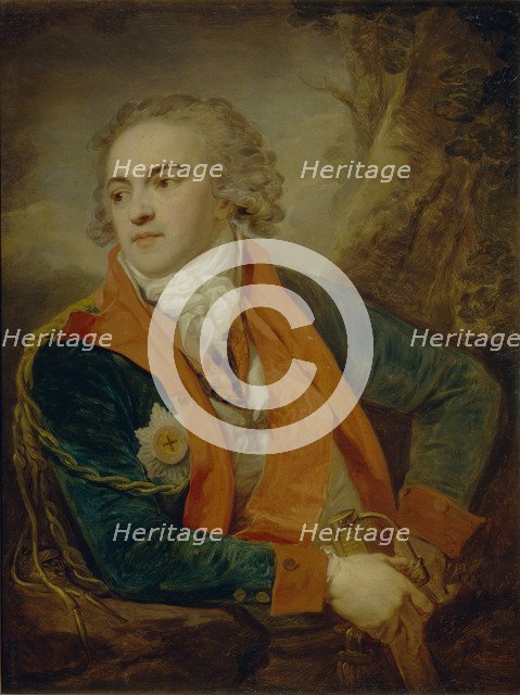 Portrait of Count Stepan Stepanovich Apraksin (1757-1827), 1793. Artist: Lampi, Johann-Baptist von, the Elder (1751-1830)