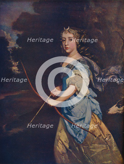'Madame Jane Kelleway as Diana, 17th century, (1910). Artist: Peter Lely.