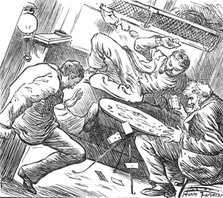 Sketches at the Ryde Regatta: Playing Under Difficulties, 1881. Creator: Joseph Swain.