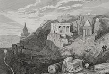 Valley of Josaphat, Jerusalem, 1840. Creator: Aubert.