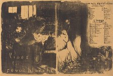 Une Nuit d'Avril à Céos; L'Image, 1894. Creator: Edouard Vuillard.