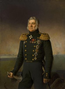 Portrait of Admiral Login Petrovich Heiden (1773-1850), 1877.