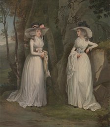 Eleanor and Margaret Ross, between 1785 and 1790. Creator: Alexander Nasmyth.