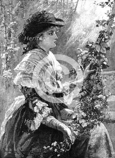 A Maid of Kent, 1883. Creator: Eugène Froment.